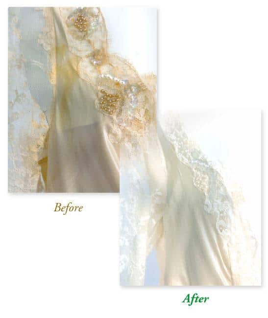 Delicate Lace Beading | Clothing Restoration Columbus